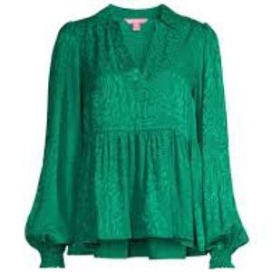 Lilly Pulitzer Jaylene long sleeve jacquard top